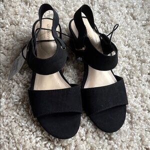 NWT Liz Claiborne Elegant Black Sandals